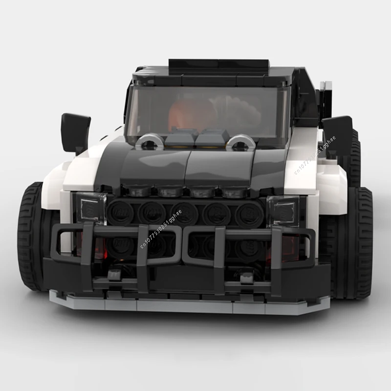 클래식 스피드 차량 MOC 2024 F550, 맞춤형 6x6 빌딩 블록 조립 모델 세트, DIY 어린이 장난감, 크리스마스 선물