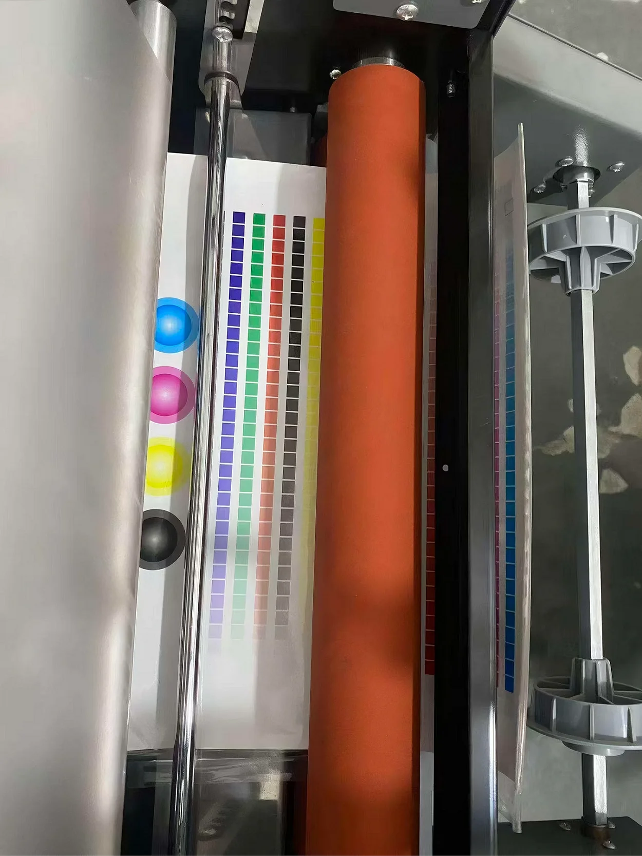 VC380 Touch Screen Rewinding Double And Single Side Hot Lamination Machine