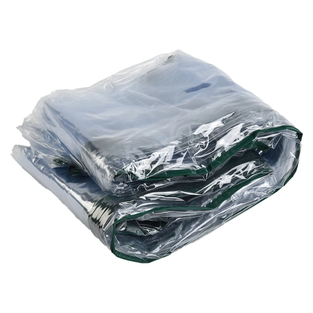 

Cover Greenhouse Cover Spare Supply Plant Cover Plastic Transparent 73*143*195cm Garden Greenhouse House Cover