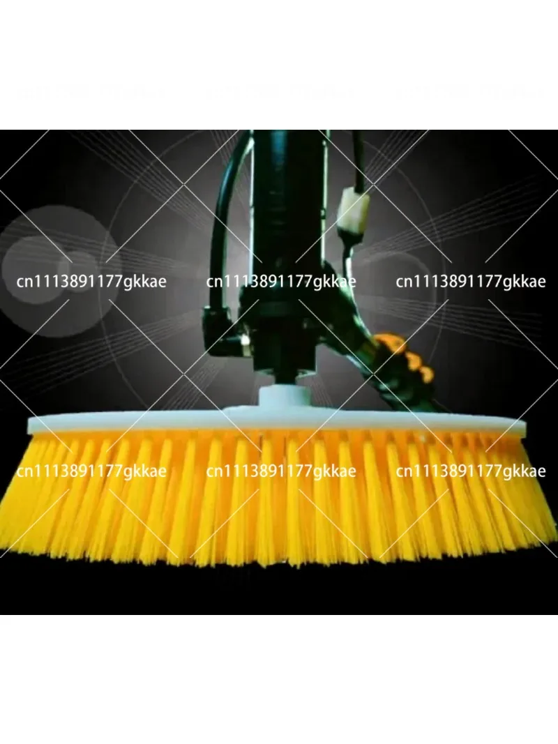 Solar Panel Cleaning Brush Photovoltaic Panel Electric Disc Brush Nylon Bristle