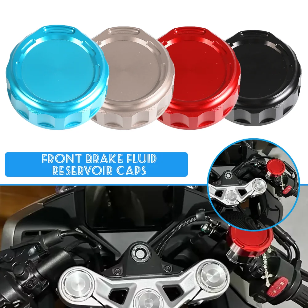 

FOR CFMOTO CF MOTO 450SS 450SR 450NK 450 SR SS NK 2022-2024 Motorcycle Aluminium Front Brake Fluid Reservoir Caps Cover Guard