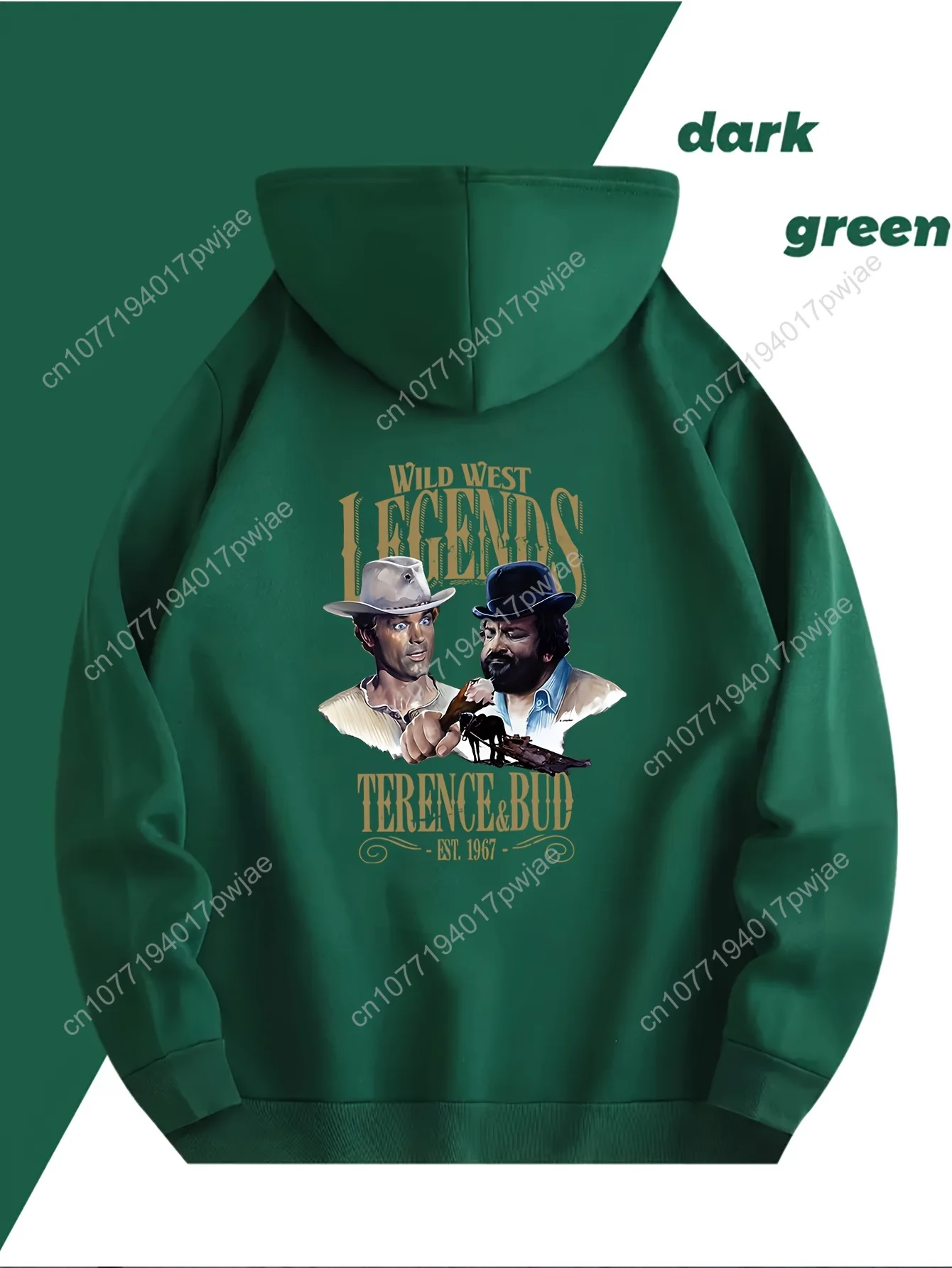 

Мужская толстовка с капюшоном в стиле вестерн в ковбойском стиле — розовая толстовка с капюшоном на шнурке, карман-кенгуру, всесезонный повседневный пуловер f