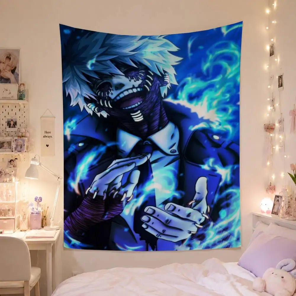 Toya Todoroki D-Dabi Flag Digital Printing Banner for Garage Wall Out Door Decoration