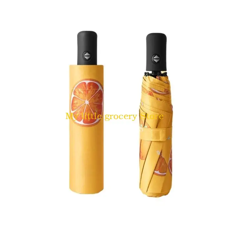 D5BD Portable Folding Sun Umbrellas with Black Glues for Block Fruit