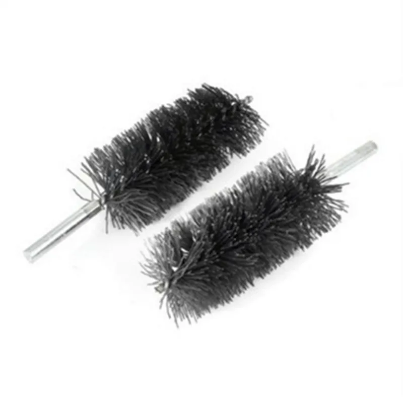 2/5pcs 10/12/15/20/25/30/32/35/40/50mm Brush Diameter Steel Wire Pipe Tube Cleaning Chimney Brushs 150mm