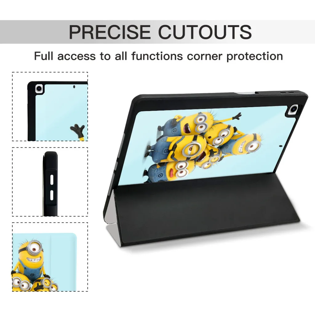 M-Minions For iPad Case For iPad 10th Pro 9 8 7 For iPad Air 5 4 3 2 Mini 6 10.5 cover