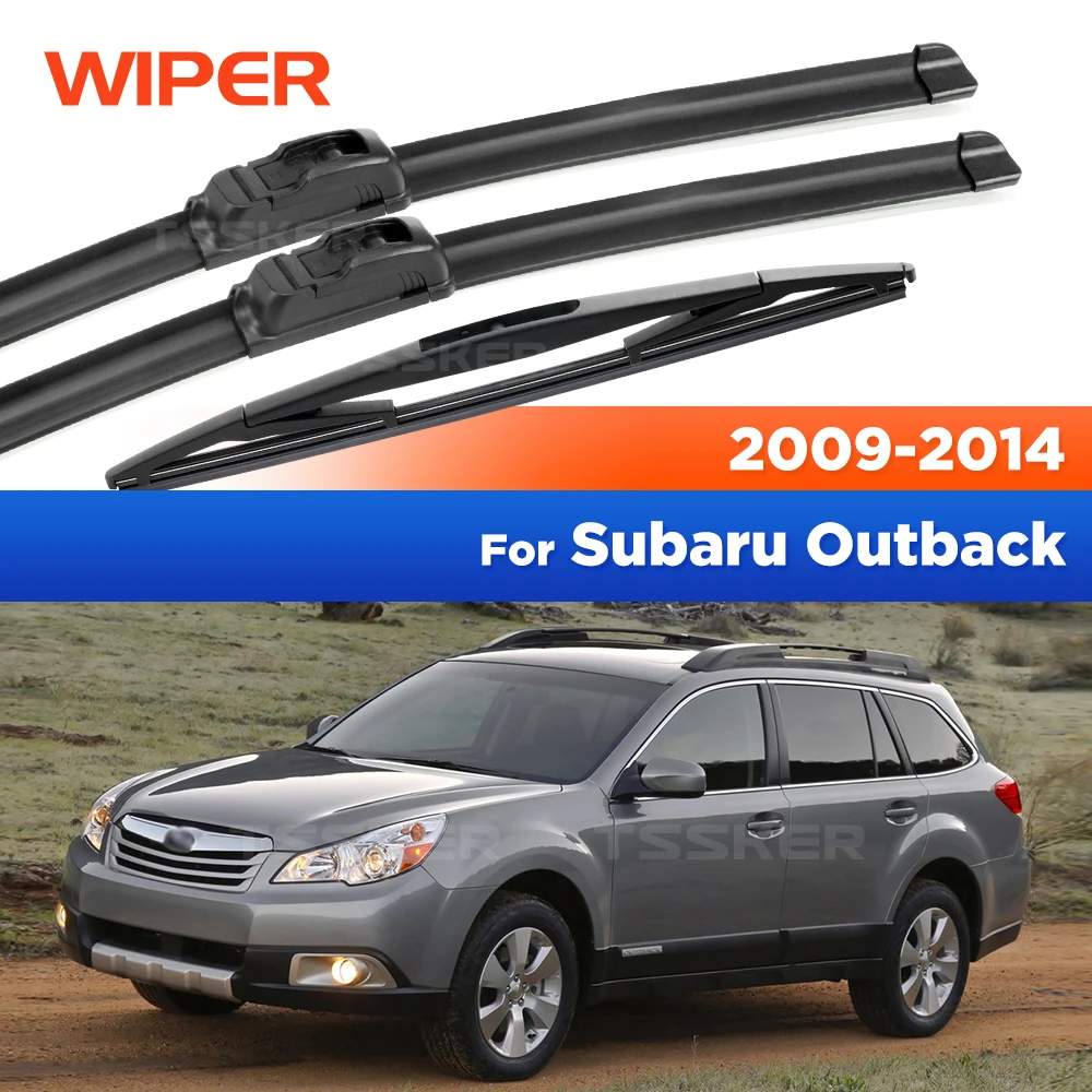 

For Subaru Outback BR / BM 2009-2014 2010 2011 Wiper Front & Rear Wiper Blades Windshield Windscreen Window Brushes 26"+19"+14"