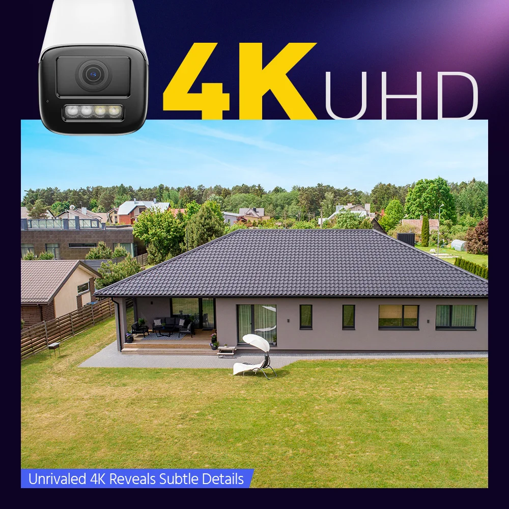 ANNKE 4K 4X ZOOM Smart Dual Light Varifocal Network Camera IP Camera IP67 Human Vehicle Detection 8MP Smart Home Cam