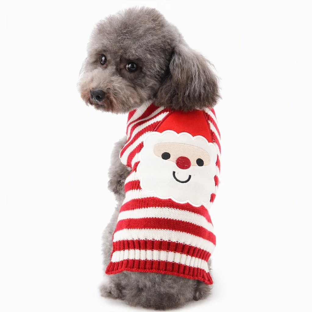 Wholesale Red Grey Black Christmas Warm Dog Sweater
