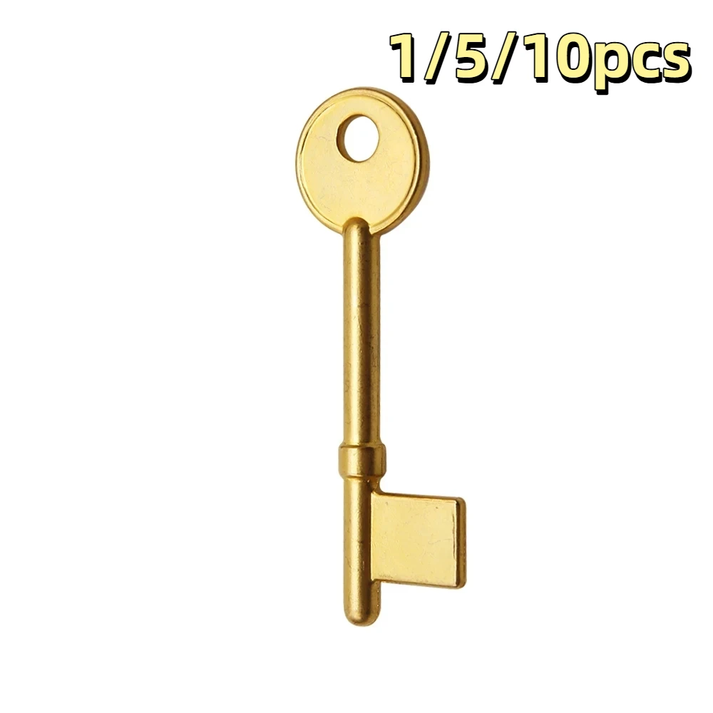 1/5/10pcs Vault Copper Flagpole Safe Key Single-Bitt Key Blank House Key Blanks For Russian Special Old Doors Key Embryo