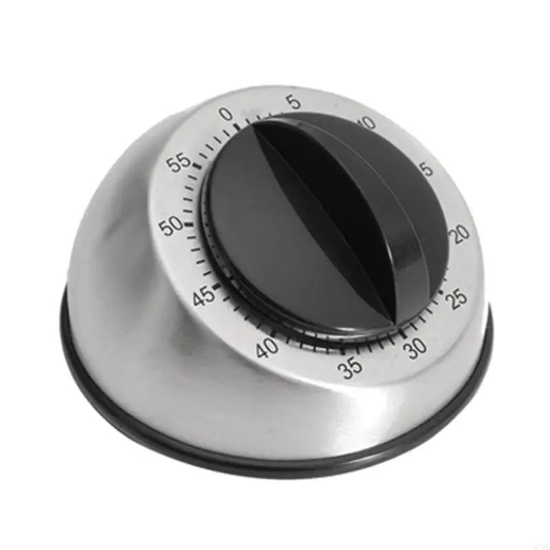 Timer cucina in acciaio inossidabile da 37me Timer meccanico cottura da cucina Strumenti cottura della sveglia