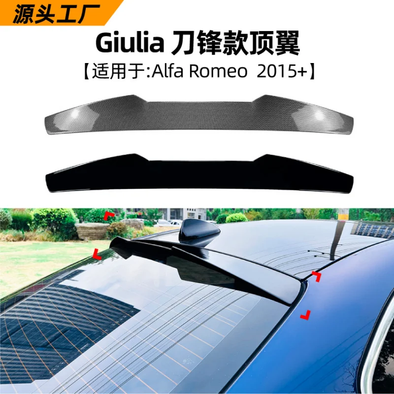 SAARSecuado para Alfa Romeo Giulia 2015+ Pieza de modificación del alerón de ala superior estilo hoja