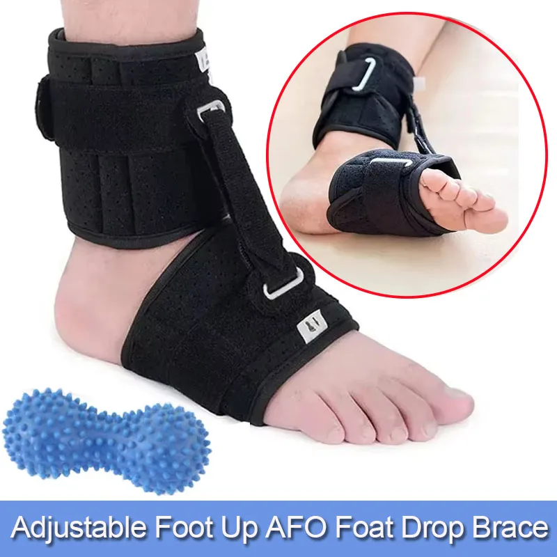 

1Pcs Adjustable Drop Foot Brace Foot Up AFO Brace- Foot Drop Postural Corrector-Feet Care Tool Plantar Fasciitis Night Splint