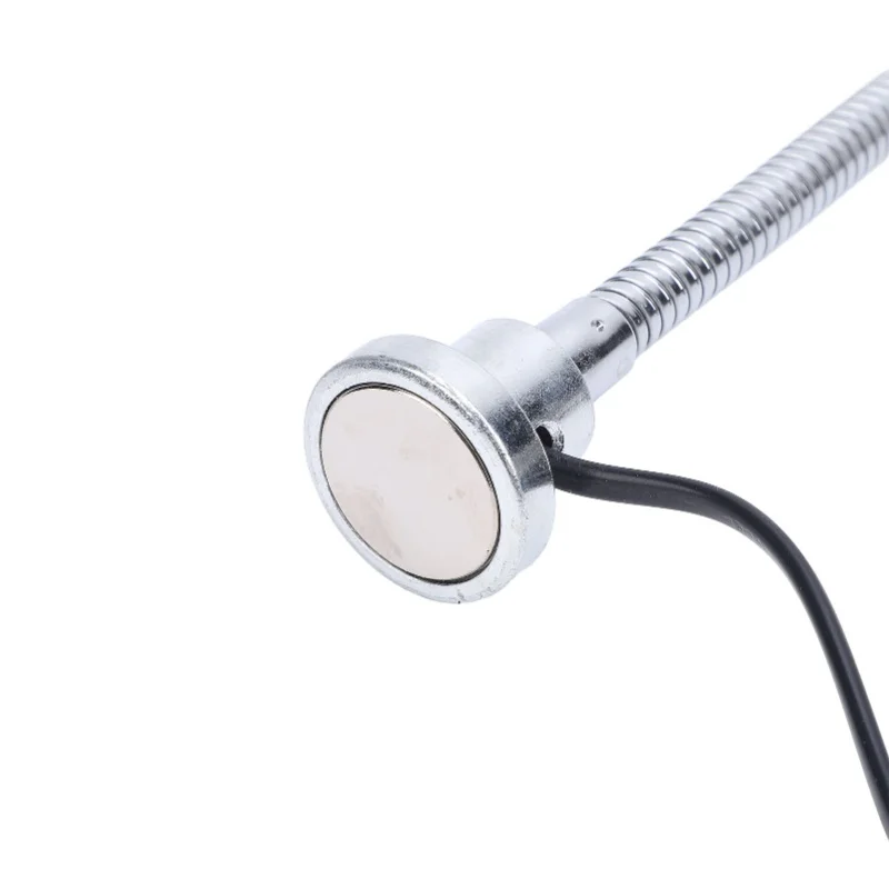 LED Machine Light 30cm Flexible Gooseneck Magnetic Base Work Light For Lathe Workbench Workshop Industrial Lighting EU Plug