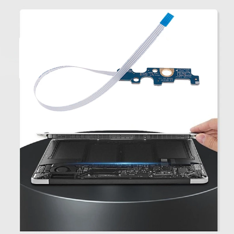 Placa do interruptor do poder do portátil, substituição das peças de reparação do cabo, 14U, 15U, 5455, 5458, 5558, 5559, 3558, 5758