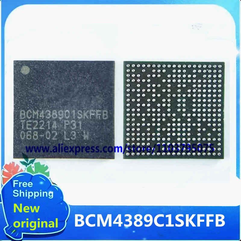 100% novo 1 PCS ~ 10 PÇS/LOTE BCM4389C1SKFFB BGA ic WiFi módulo Bluetooth S22 S23