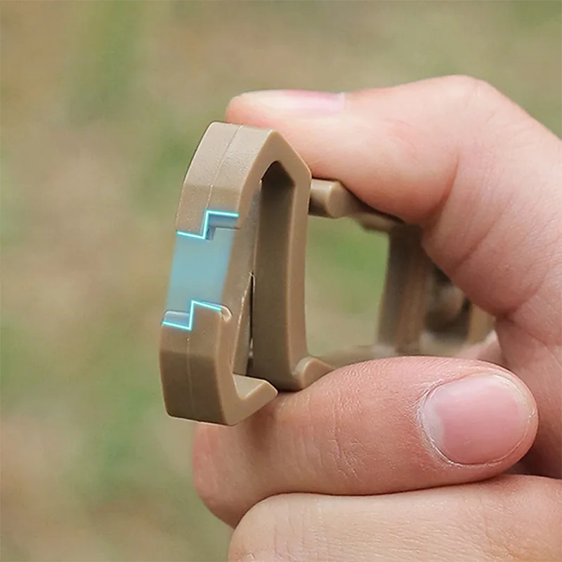 5 قطع من القفازات الخارجية مع مادة البولي فورمالديهايد للحماية من السقوط متعددة الأغراض، وقفازات العمل، ومشابك الأمان، وأدوات التخييم