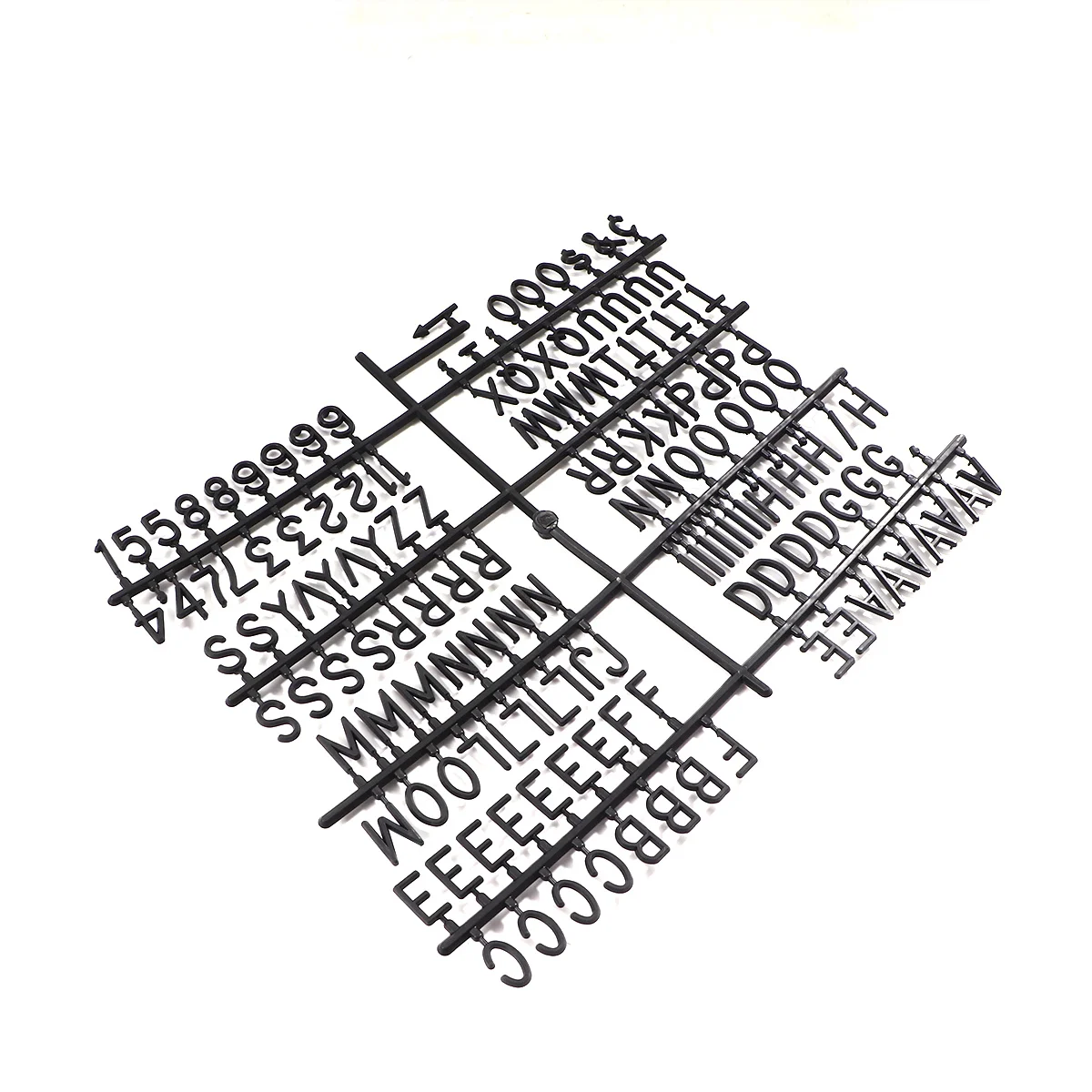 Plastic Letter Board Letters Numbers Large Symbols Black for Convertible Plastic Letter Board Message Accessories