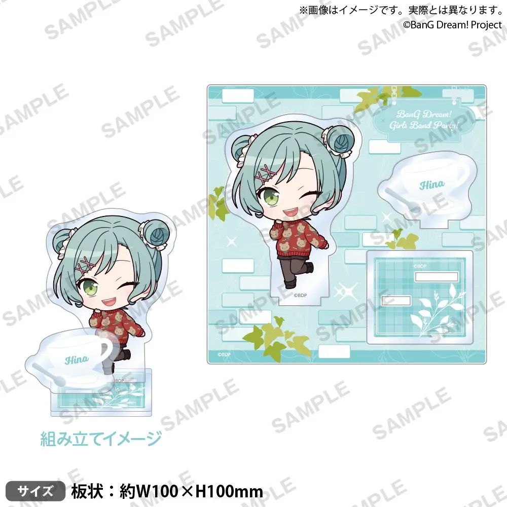 اليابان Bushiroad السلع الفتيات الفرقة حزب 2024 الشتاء Q نسخة الدائمة علامة