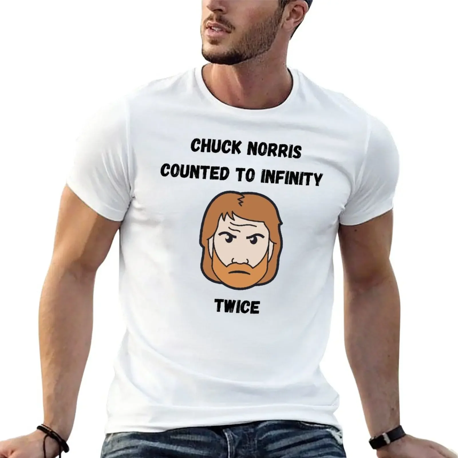 

New Chuck Norris Joke Funny Design T-Shirt vintage clothes black t shirt t-shirts man summer clothes men graphic t shirts