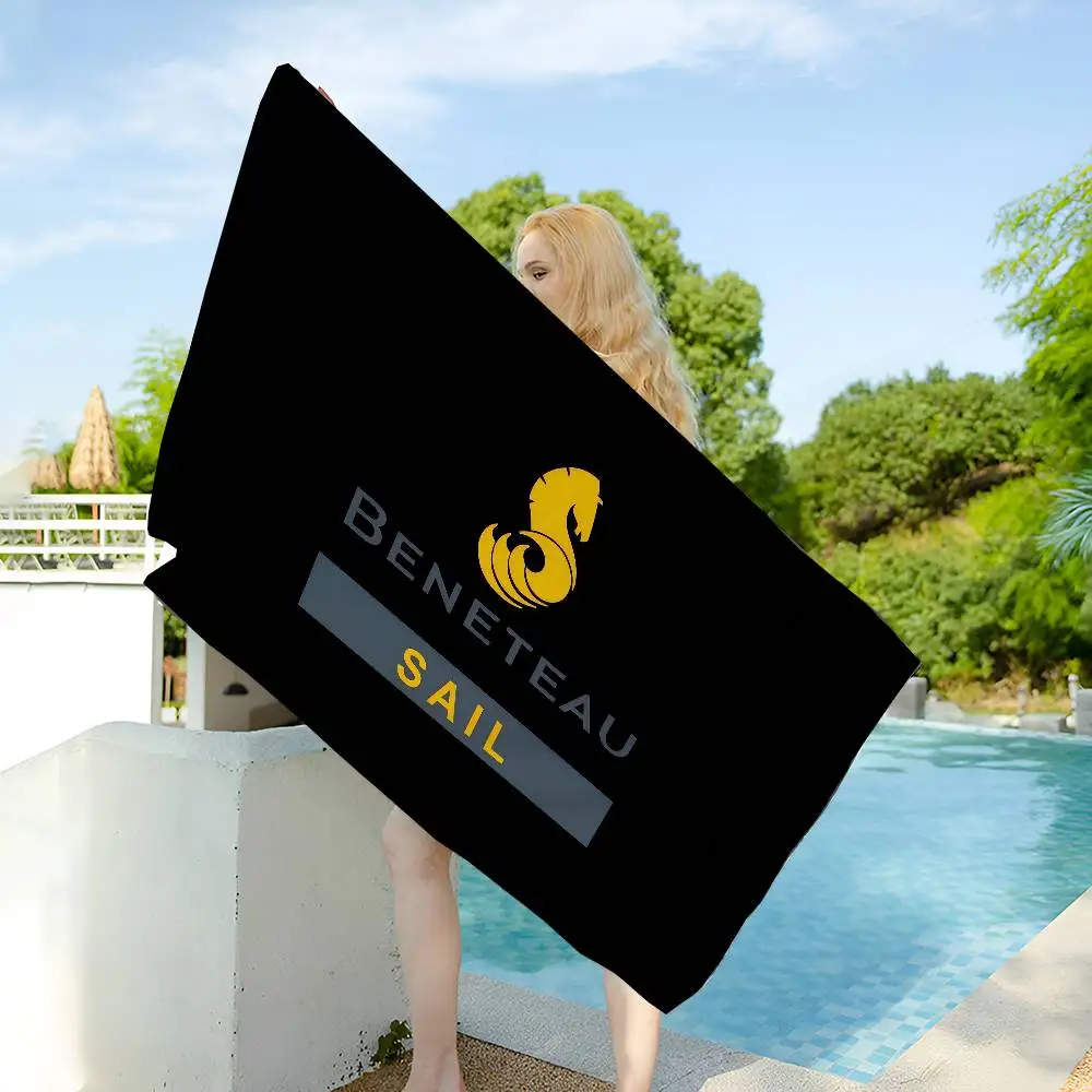 B-BENETEAU مناشف الشاطئ الكبيرة المصنوعة من الألياف الدقيقة، منشفة سريعة الجفاف، مناشف الشاطئ الرملي، منشفة حمام السباحة للسفر، حمام السباحة، اليوغا