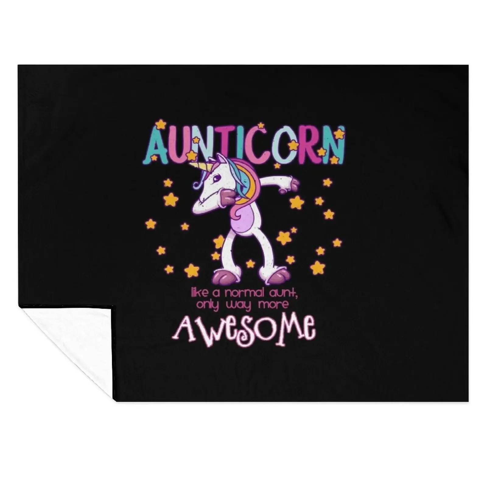 

Aunticorn Best Aunt Throw Blanket Bed Fashionable sofa bed Comforter Luxury Thicken Blankets