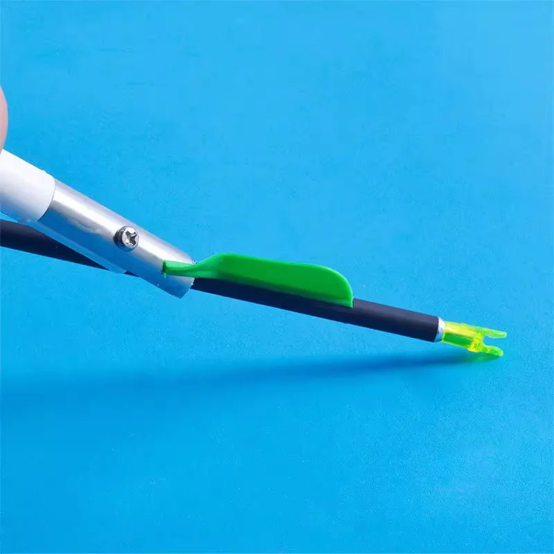 Arrow Feather Scraper Wood Arrow Carbon Arrow Special Feather Stem Cleaning and Scraping Equipment 4 Blade Shooting Accessories