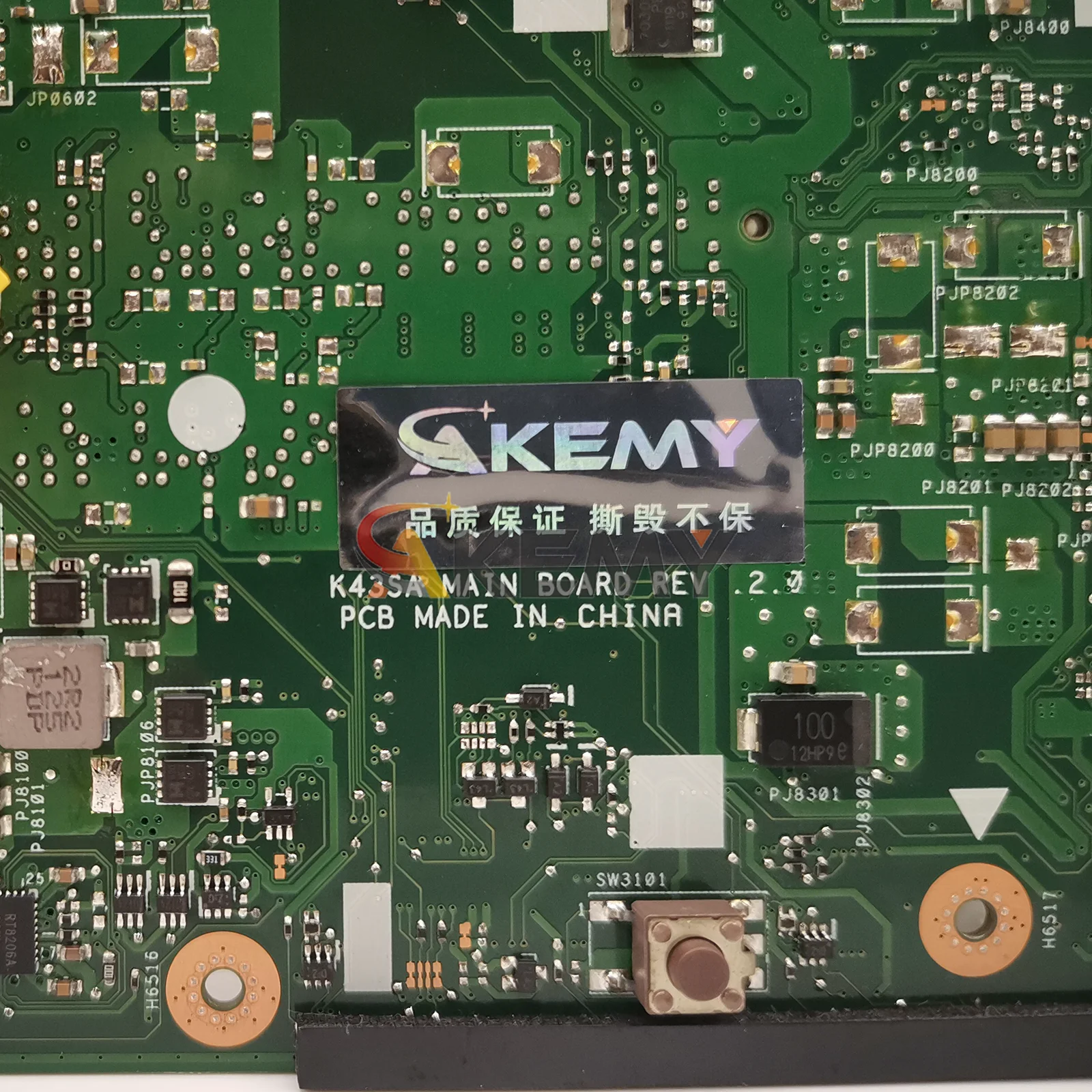 Материнская плата K43SA для ноутбука ASUS K43SM K43SJ K43SD K43S A43S X43S K43SV, материнская плата для ноутбука в наличии, 100% тестирование, ОК, быстрая доставка