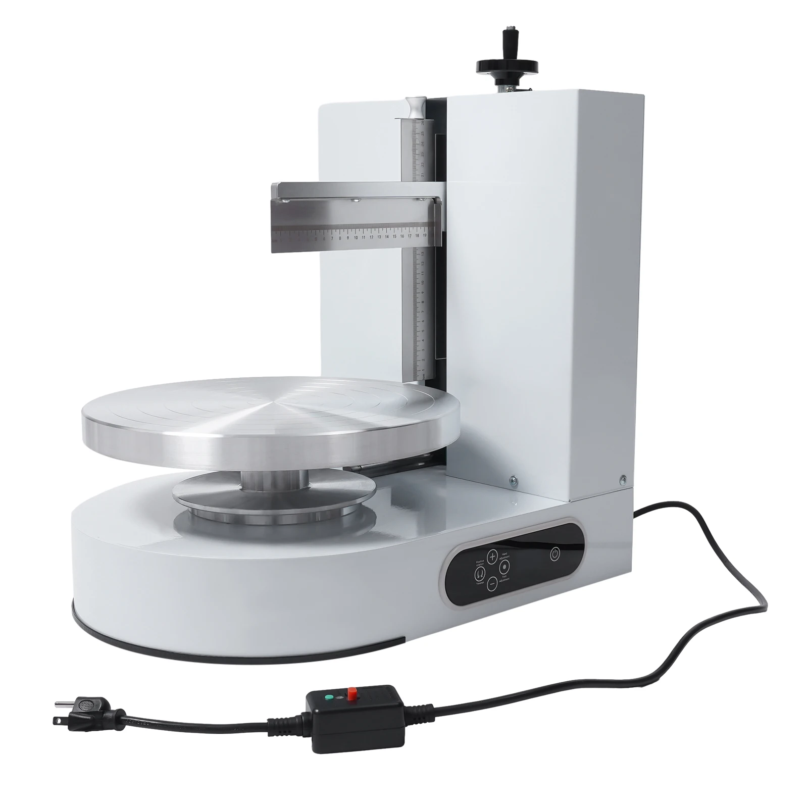 

200 Вт/320 об/мин машина для украшения крема для торта ко дню рождения, машина для разбрасывания крема для торта для тортов 4-12 дюймов