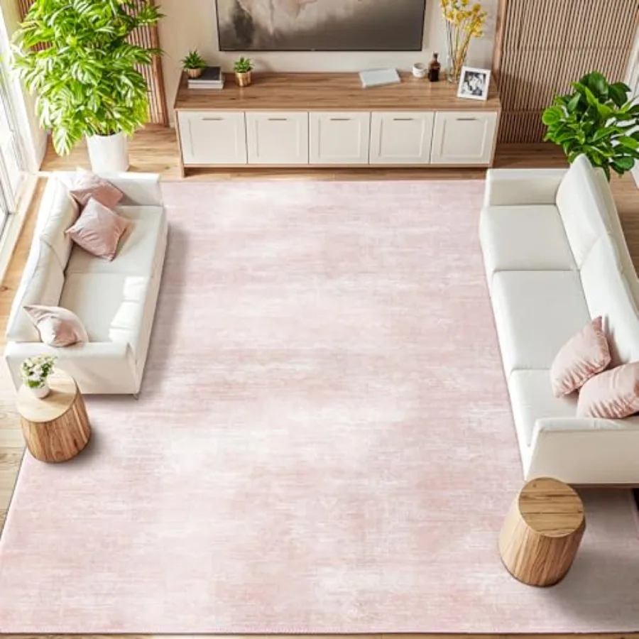 

Washable Rug 10x12 Area Rugs for Living Room Stain Resistant NonSlip Backing Boho Rug for BedroomDurable UltraThin Vintage Larg