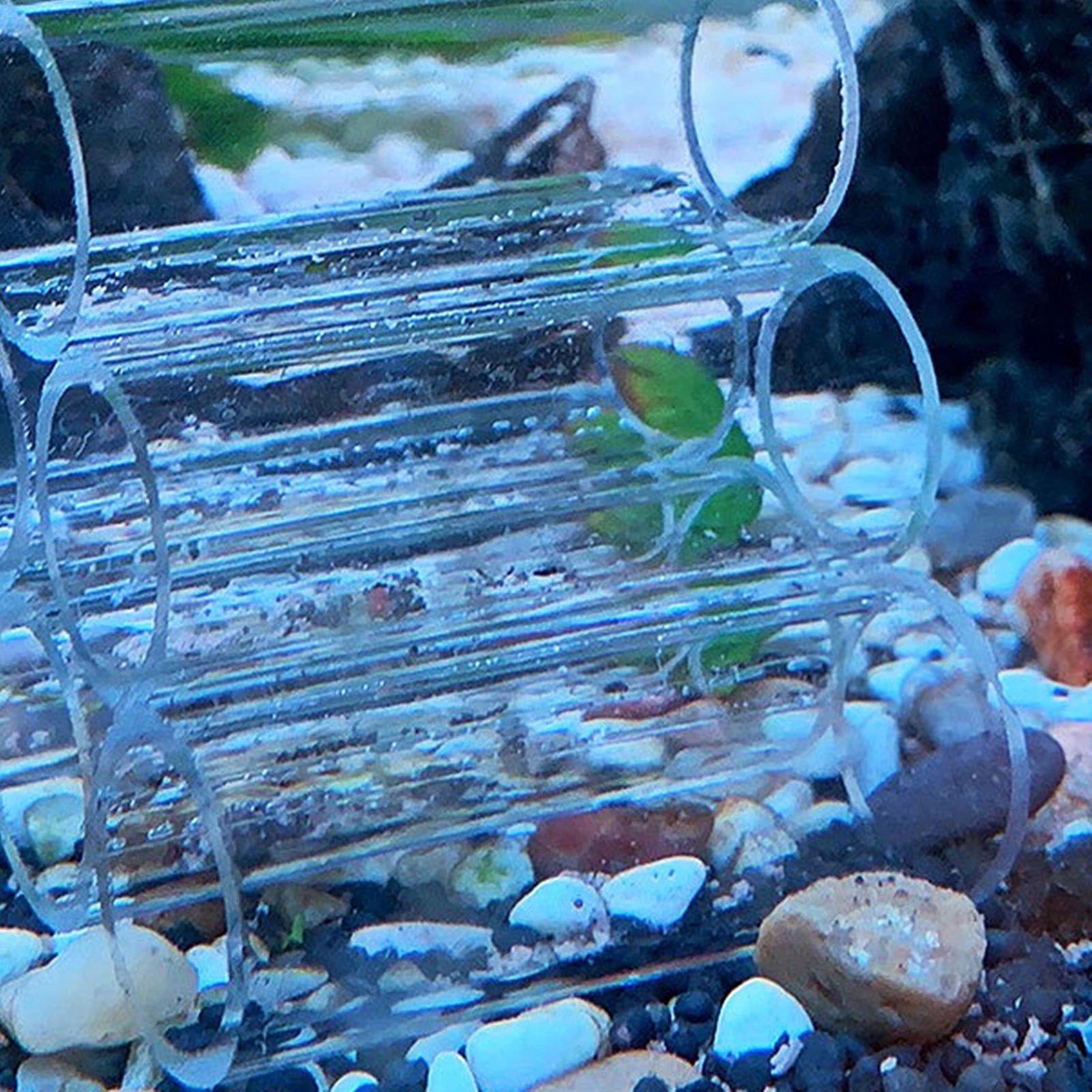 

Crystal Shrimp Nest Fish Tank Decor Acrylic Hideout Shelter Transparent Cave Breeding Hiding Place Aquarium naments Pet Supplies