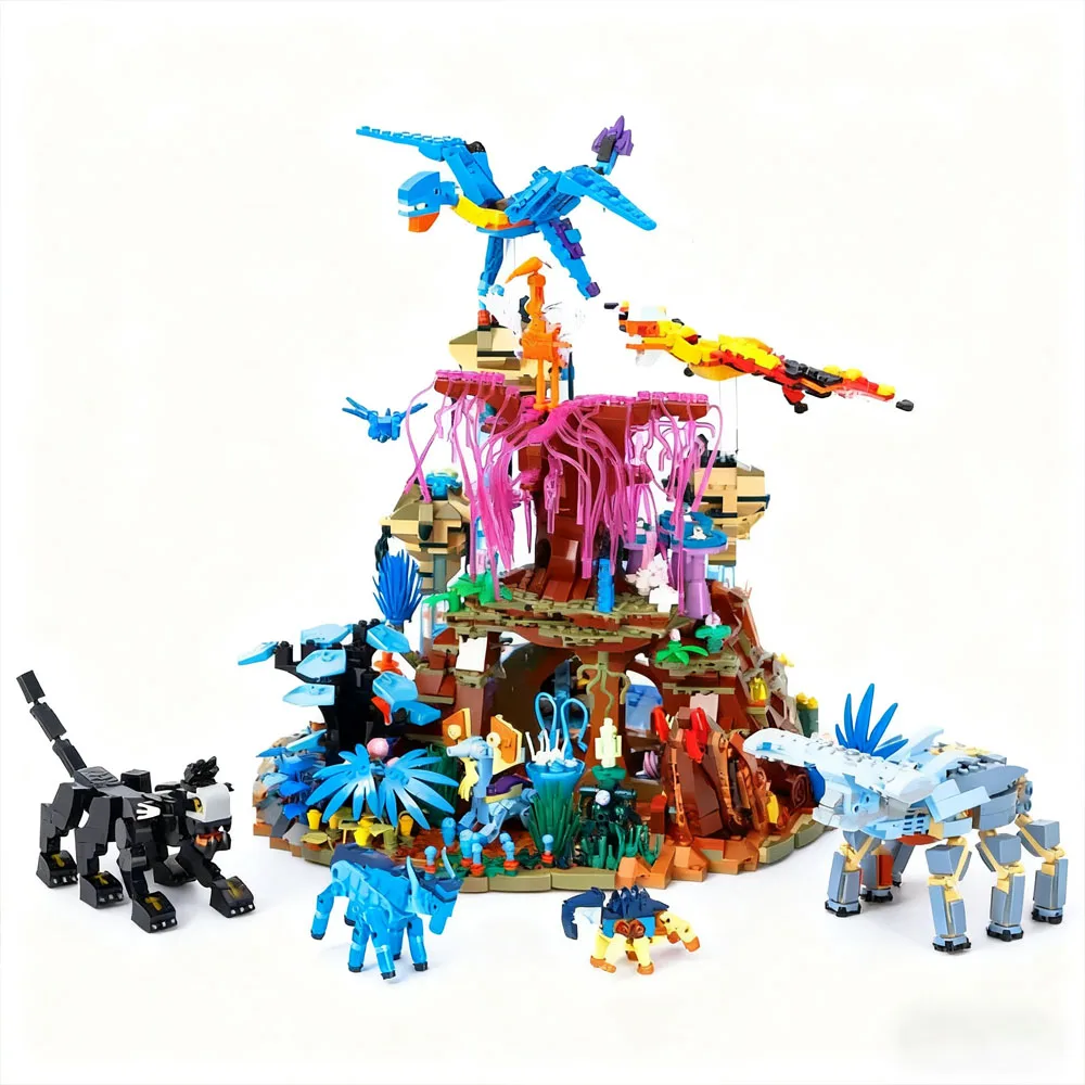 Creative  IDEAS The World Building Blocks Bricks Ideas Animal World Model Brick Toys Gift for Adults Kid