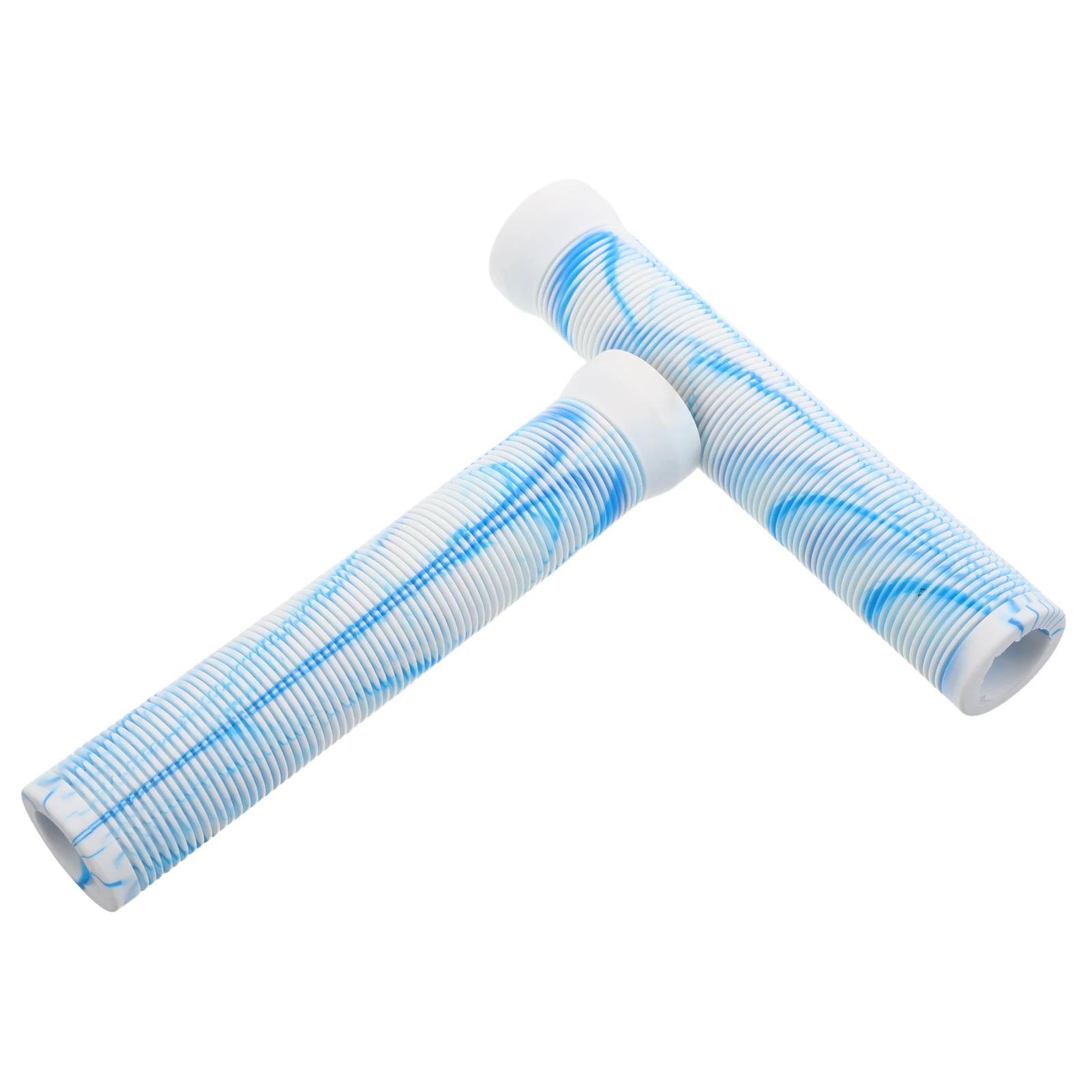 

1 Pair Bicycle Handlebar Grips Thickened Nonslip Rubber For Mountain Bike Scooter Extended Coverage Durable Riding Handle Grips