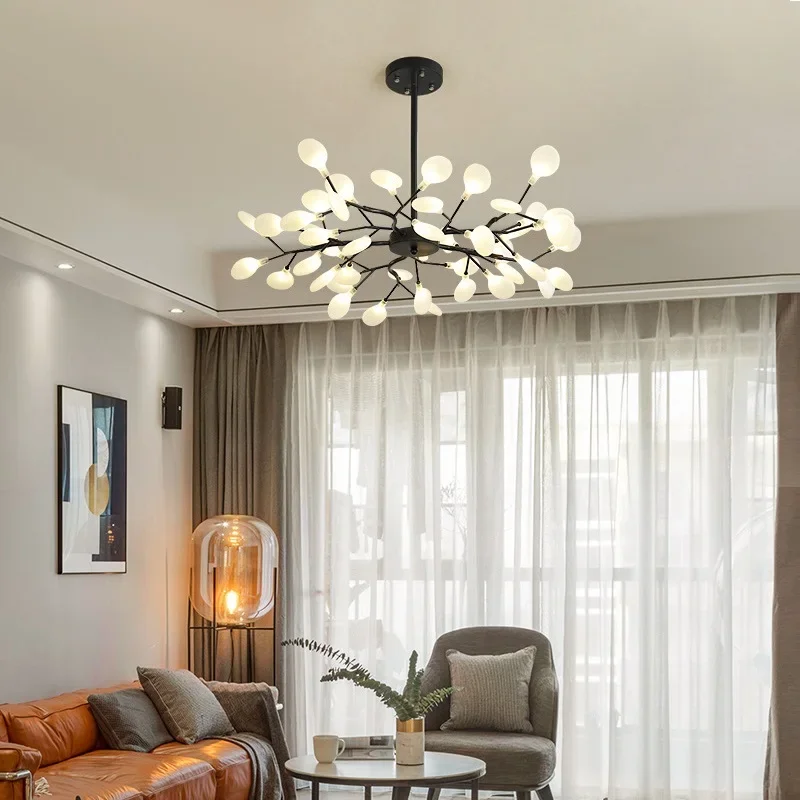 Imagem -04 - Firefly Led Chandelier Light Lâmpada Pendente de Árvore Lâmpada Suspensa Decorativa para Casa Abajur de Vidro Não Plástico Moderno 2024