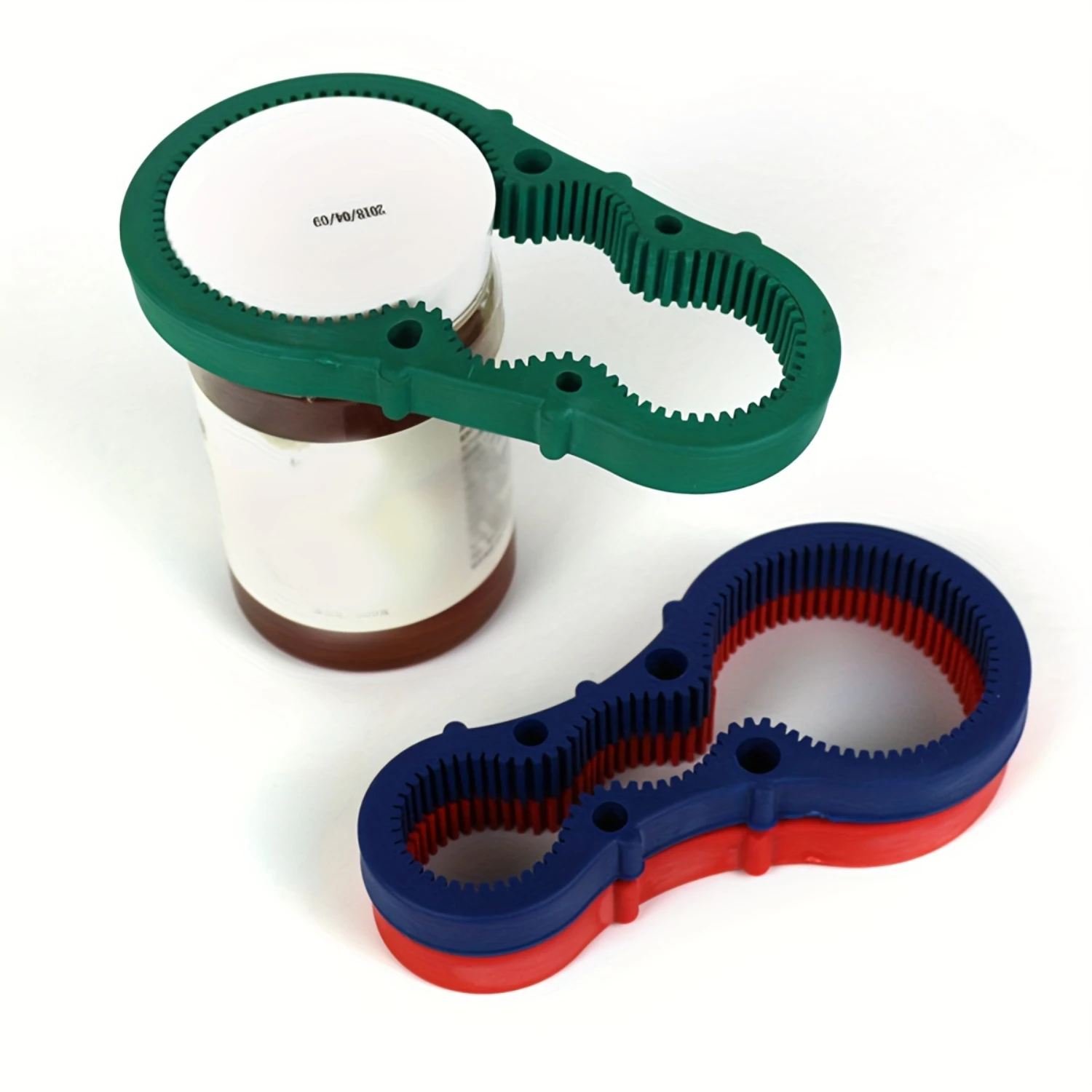 8-Shaped Plastic Bottle Opener with Grips for Easy Twisting - Kitchen Tool