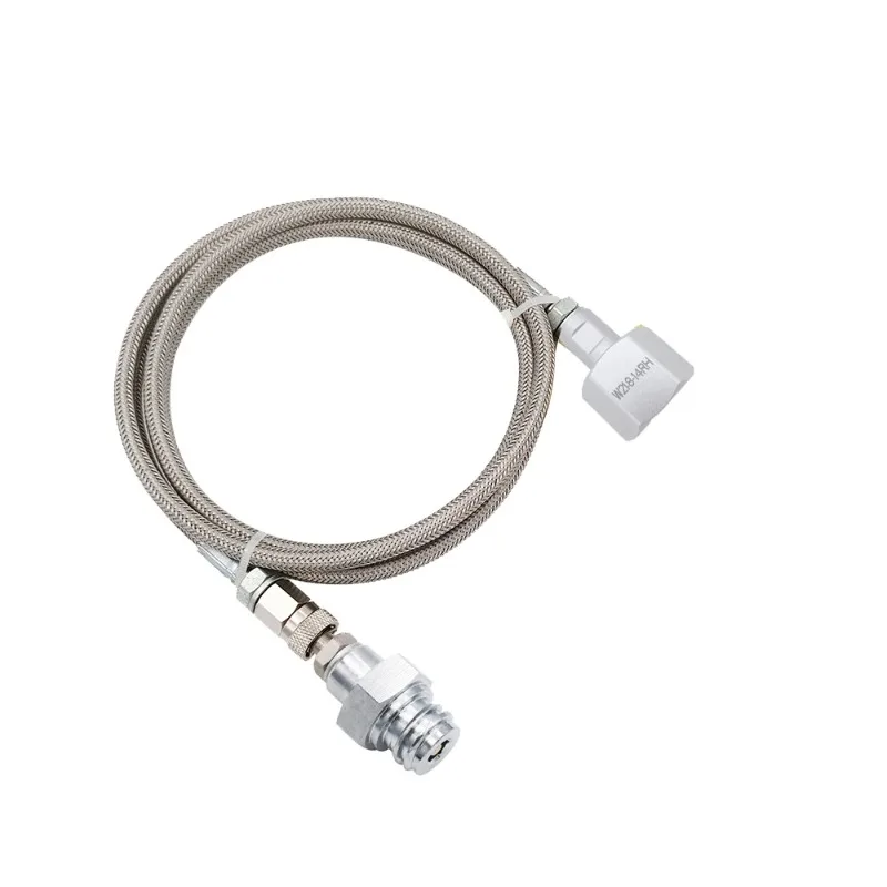 Manguera adaptadora de CO2 de alta presión, 1,5 m, para máquina doméstica Grohe Blue hasta botellas de 2-10 kg, cilindro de tanque