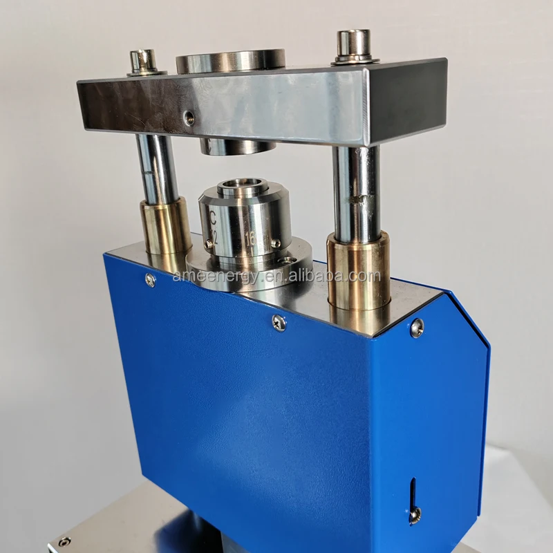 Máquina de prensado de batería CR20XX de laboratorio, crimpadora eléctrica para investigación de células de monedas