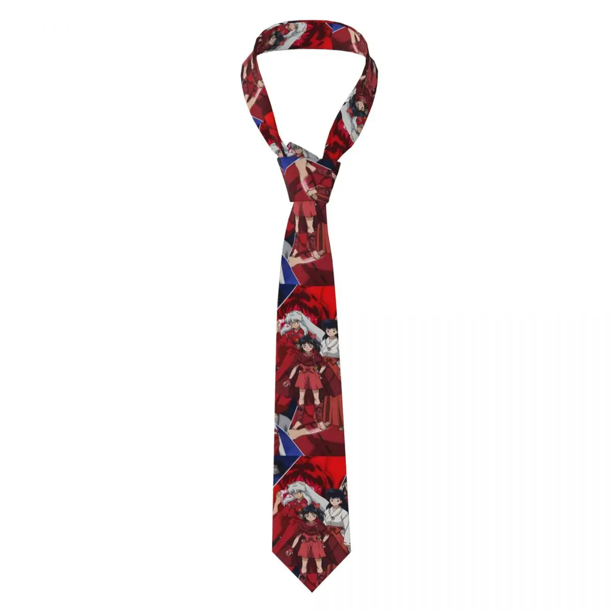

Модный галстук I-Inuyashaes Comics по индивидуальному заказу для мужчин, шелковые классические вечерние галстуки