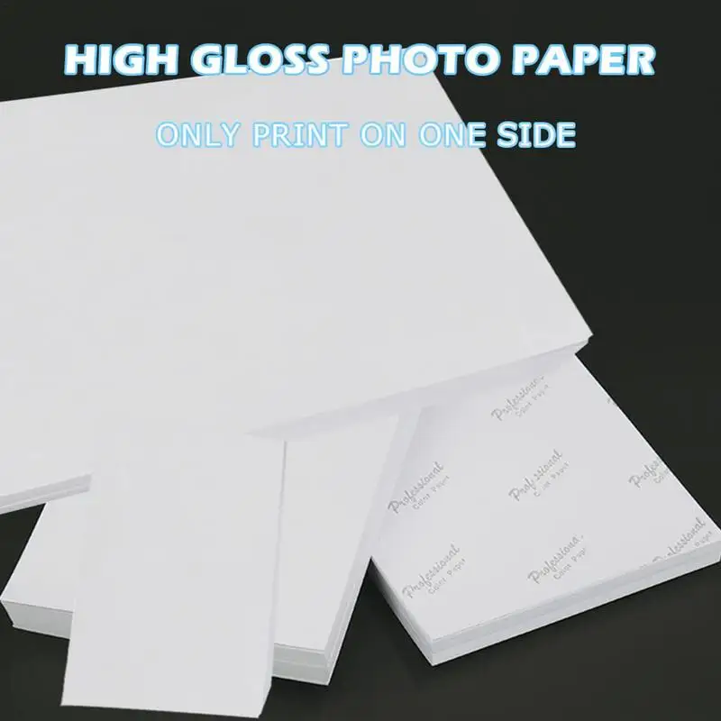 Photo Paper Inkjet Picture Printing Photo Glossy Printer Printing For Paper Craft Supplies 180g Thick Photo Paper For Dye Ink