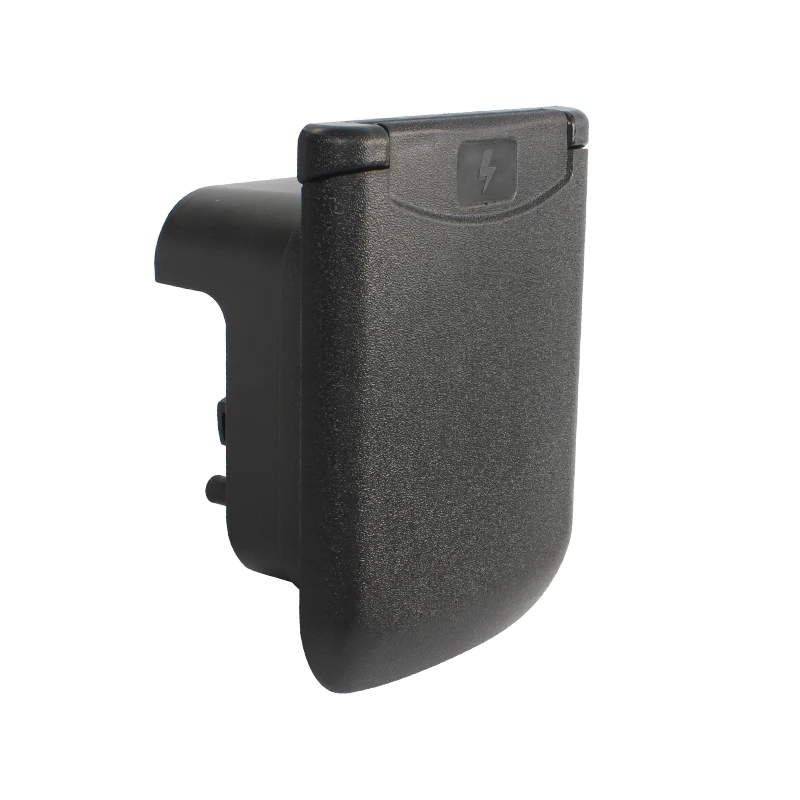 TYTXRV High Quality RV Motorhome Accessories 16A Black Color Waterproof Charging Socket Box Charging Socket Plug External Power