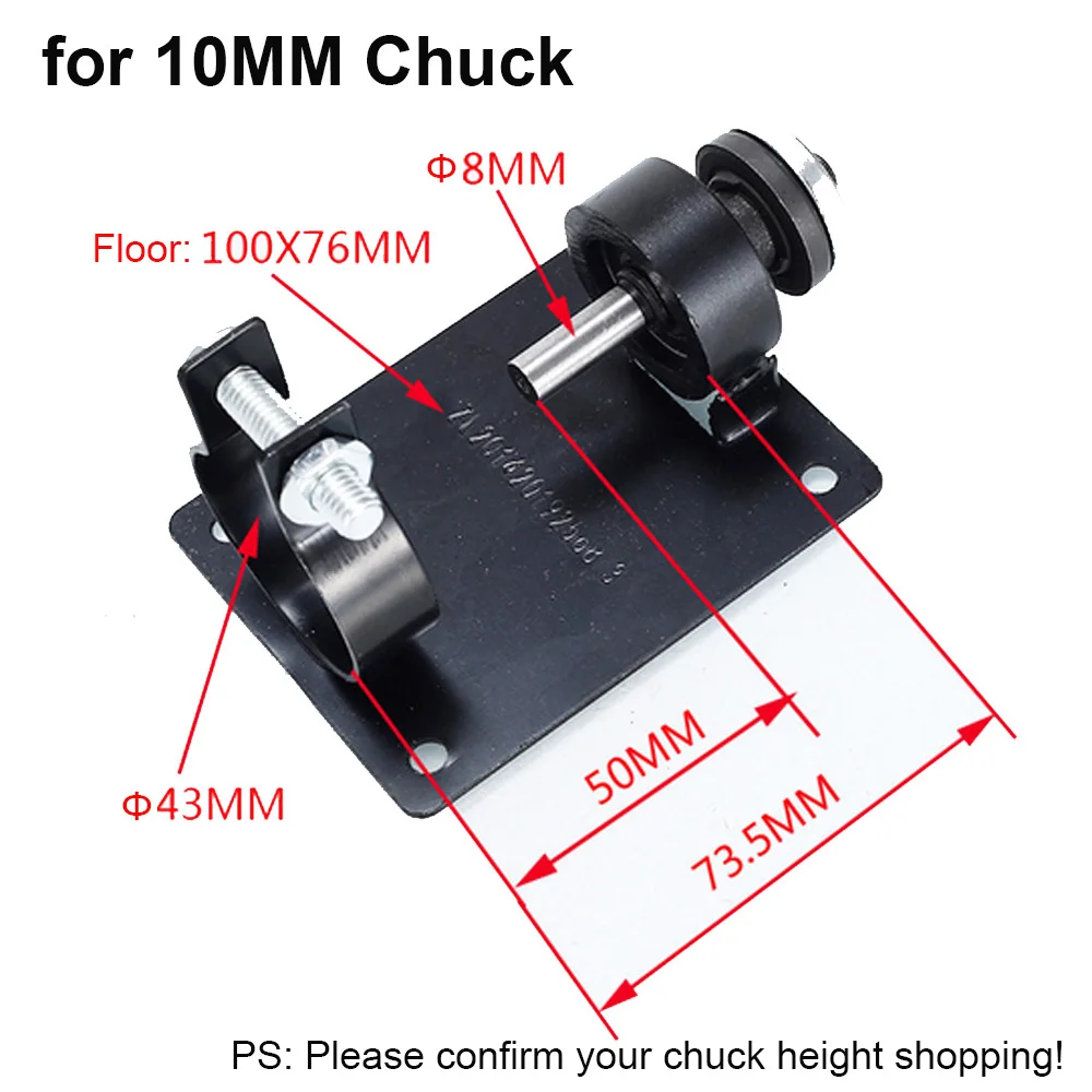 Electric Drill Cutting Seat Conversion Tool Accessories with Grinding Wheel and Metal Slice for Grinding / Cutting / Polishing