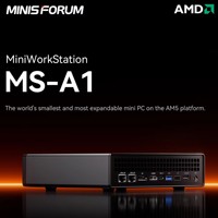 MINISFORUM MS-A1 Workstation AMD Ryzen 7 8700G 5 8600G HDMI/DP/USB-C Triple Display Mini PC Support Discrete Graphics Cards