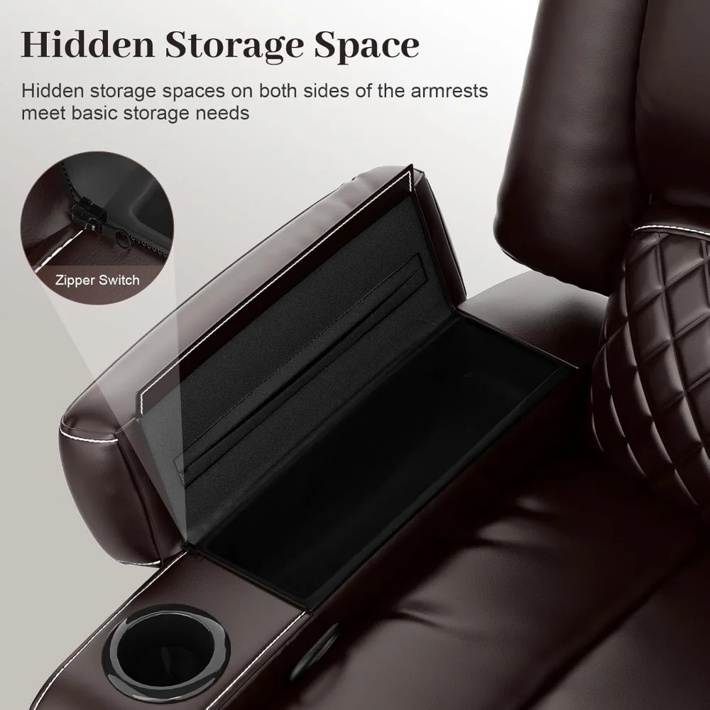 Диван с откидной спинкой, двухместное кресло с ручным откидным сиденьем со съемным подлокотником, двухъярусное кресло с откидной спинкой из искусственной кожи для взрослых