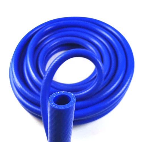 Manguera de silicona de 6-50mm de diámetro, tubo de vacío de coche resistente al calor, tubo de vacío de automóvil de alta presión, manguera de goma de doble capa