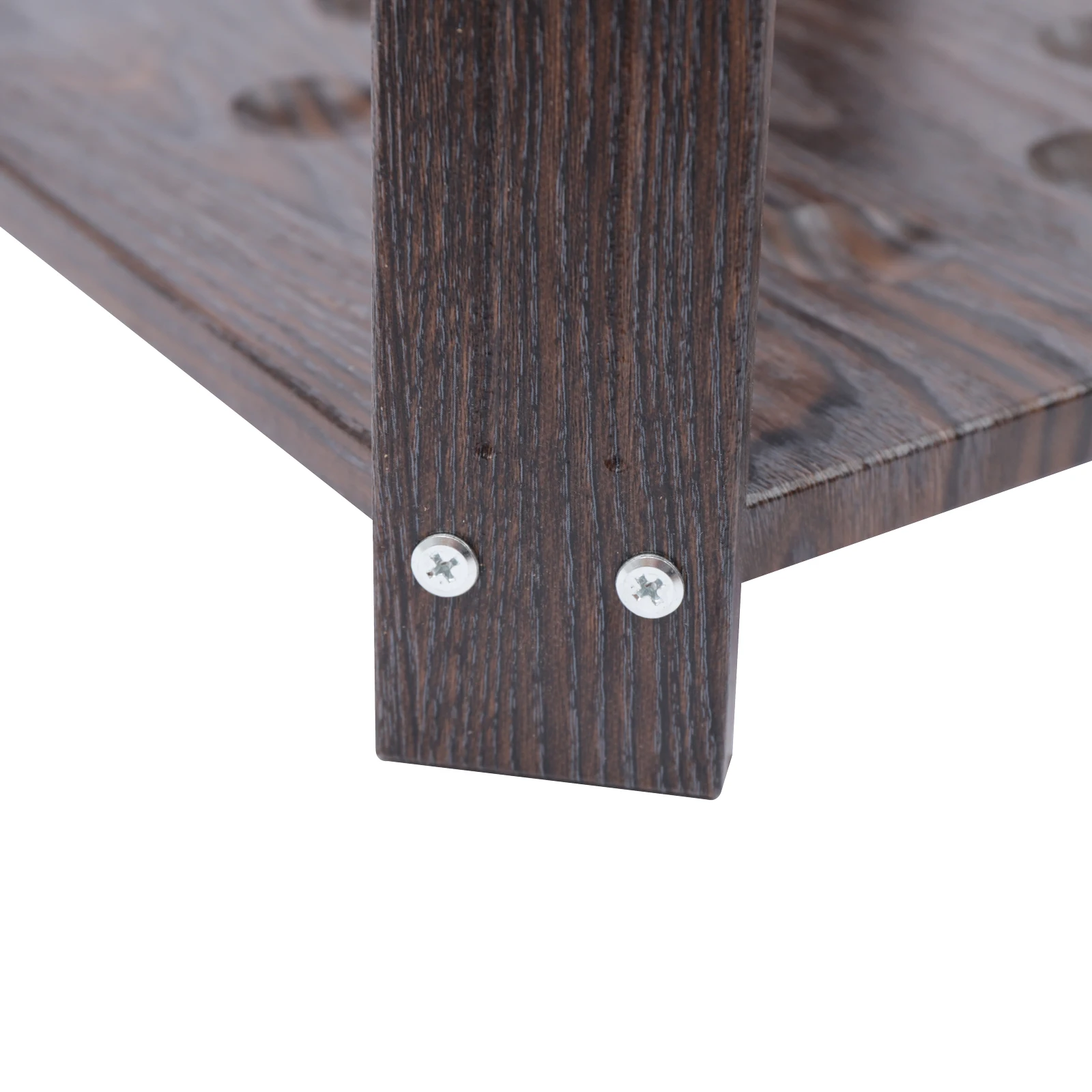 8-Loch Billardqueue-Ständer in Braun, Multifunktionaler Holz-Poolqueue-Halter 30*30*60cm für Angelruten und Golfschläger – Detail 6