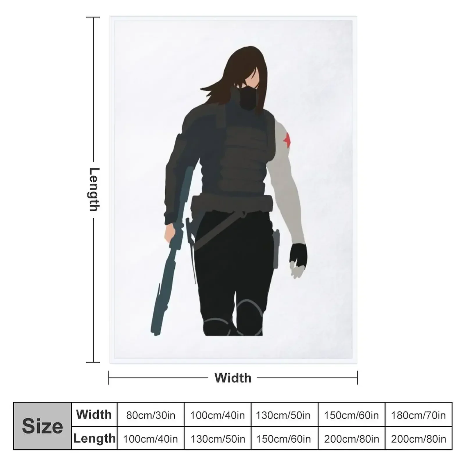 The Forgotten Soldier Throw Blanket Soft Beds Loose halloween Personalized Gift wednesday Furrys Blankets