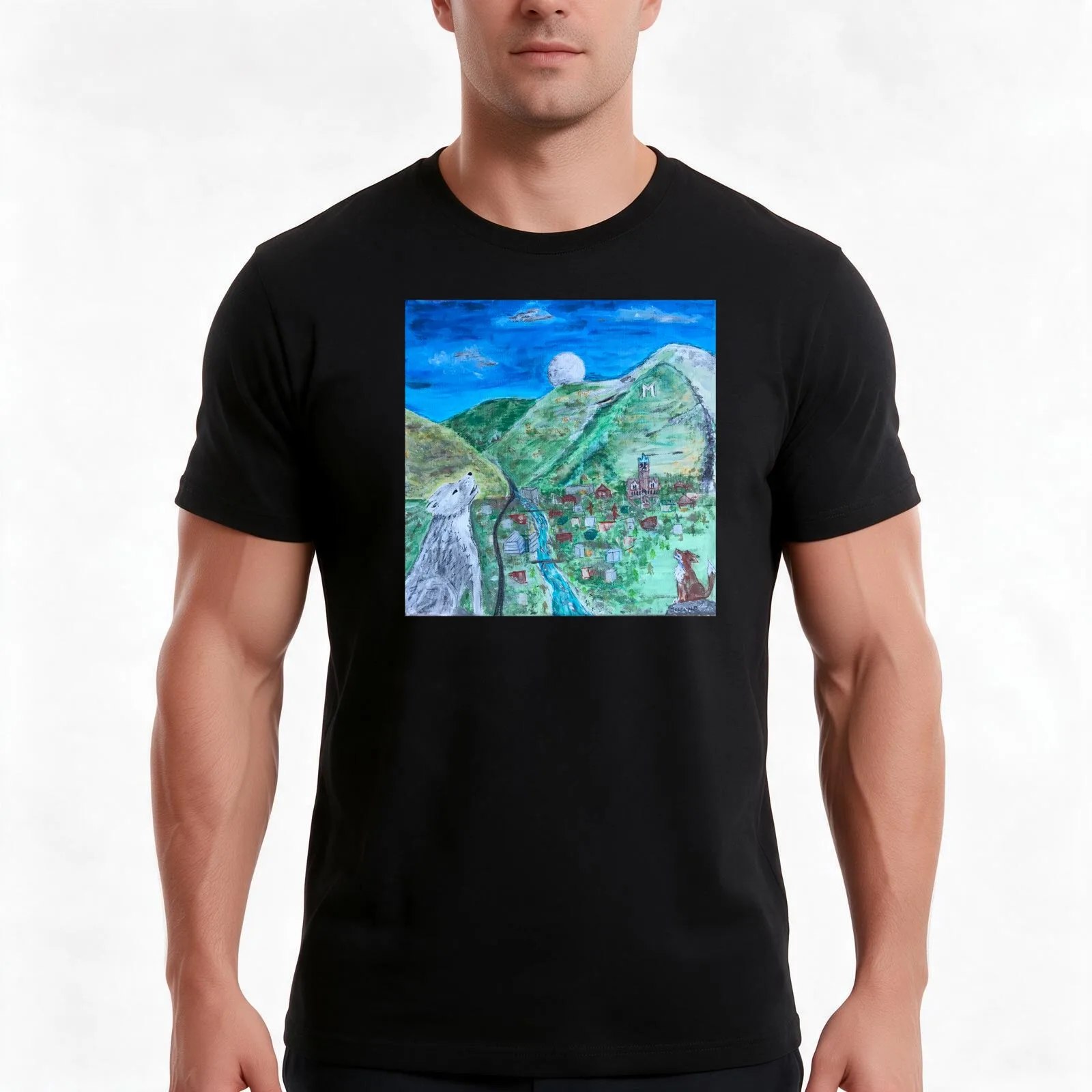 Howl for Missoula 2020 T-Shirt, Summer Casual Cotton Tee, Oversized Streetwear Tops, Vintage Graphic Print, Unisex Men Women