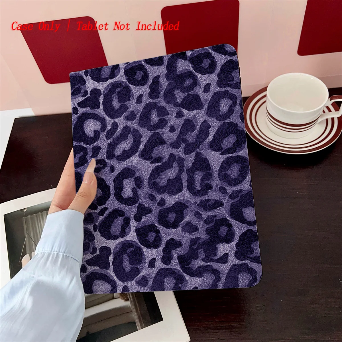 

Sleek All-Purple Pattern iPad Case for Pro 11 3rd/4th Gen Air 2 9.7 Mini 4 Anti-Yellowing Cover