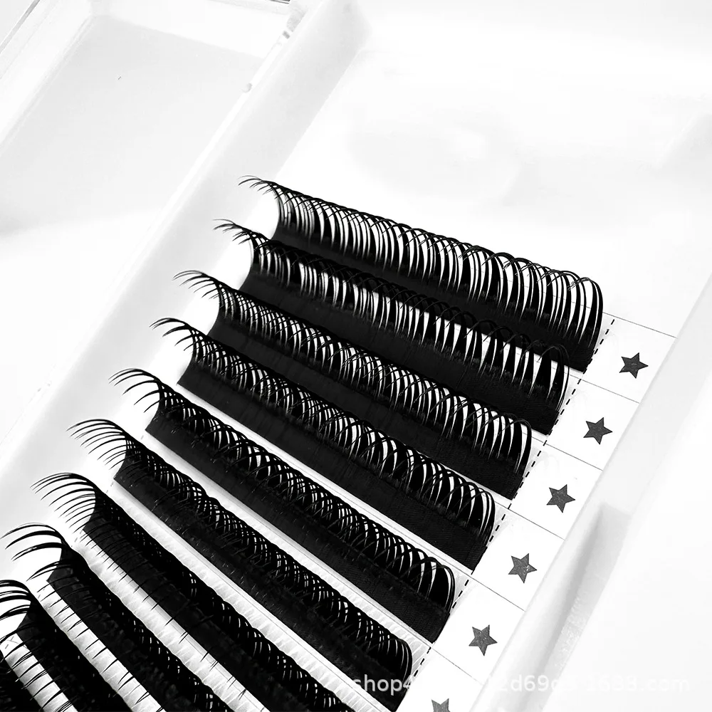 0.03 0.05 0.07mm Wet Eyelash Extension Manga Wispy Cosplay Type Spikes Lashes Extensions Volume Premade Fans Lashes Supplies