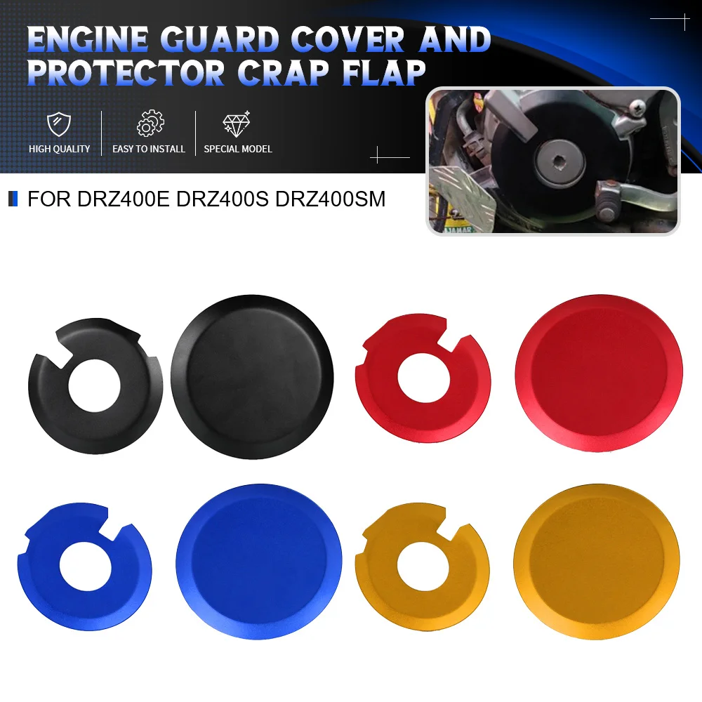 DRZ400 E/S/SM Engine Clutch Case Guard Cover For SUZUKI DRZ400E DRZ400S DRZ400SM Motorcycle Engine Protector Cover Accessories